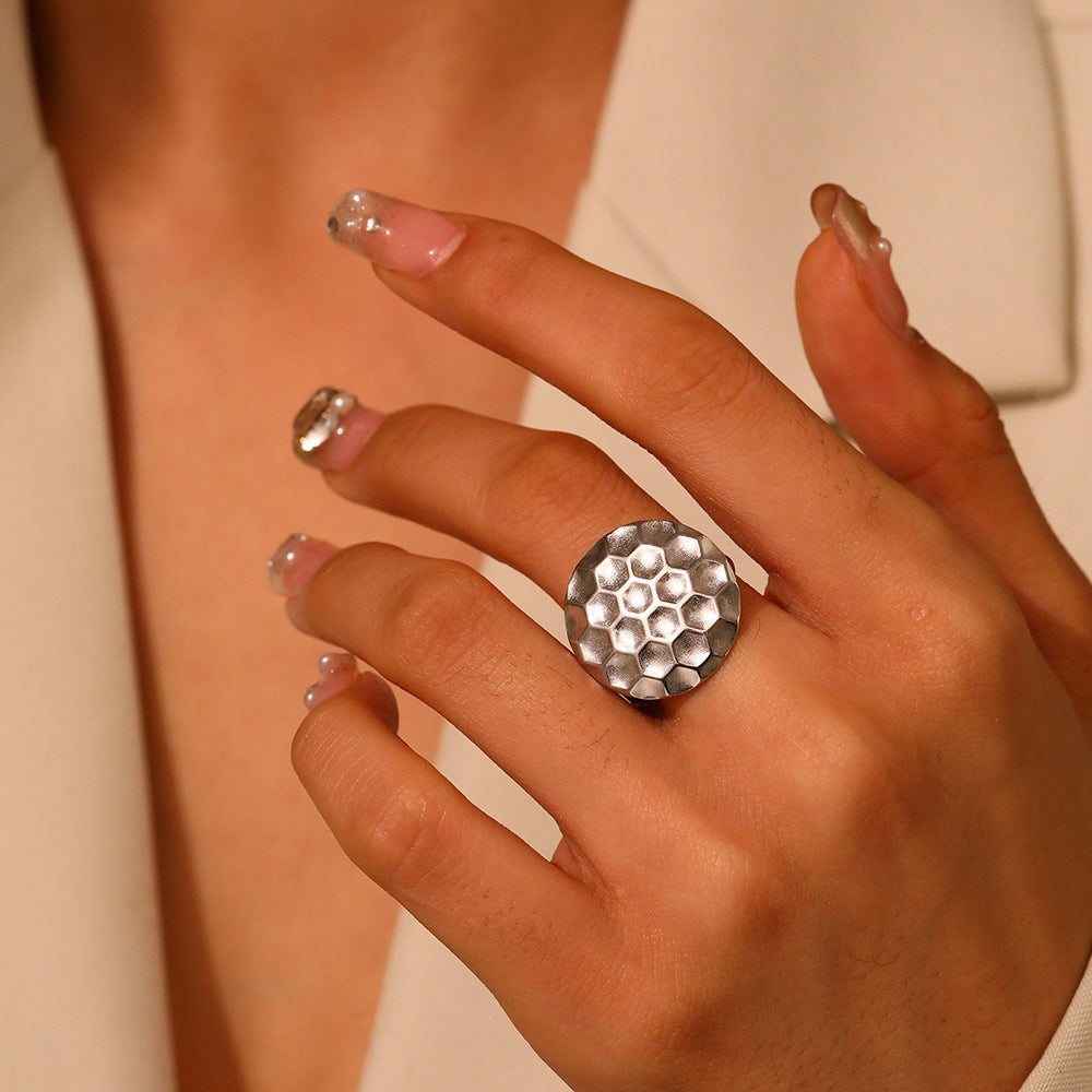 Wholesale temperament popular stainless steel butterfly ring