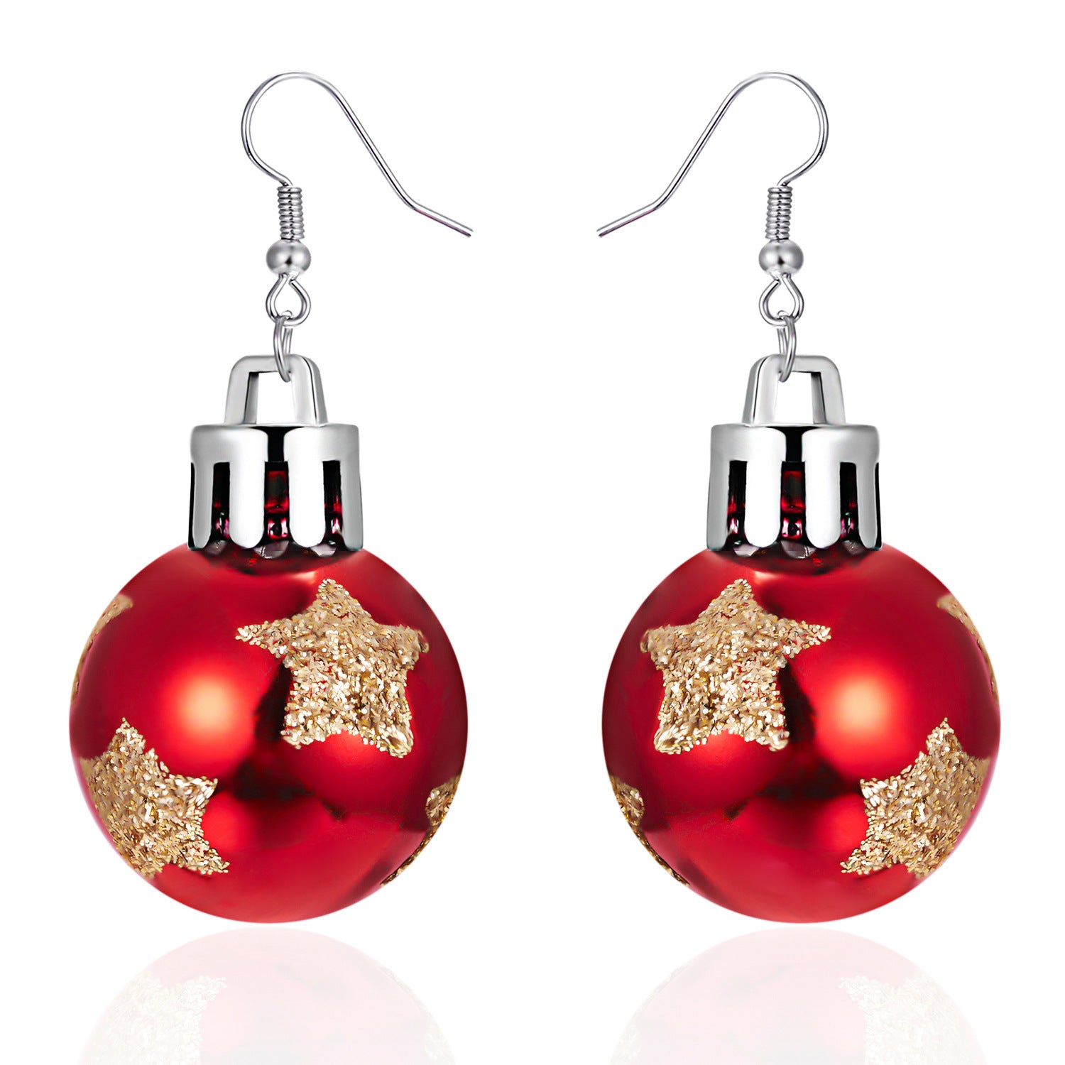 Wholesale Snowflake Star Christmas Ball Fashion Light Bulb Earrings