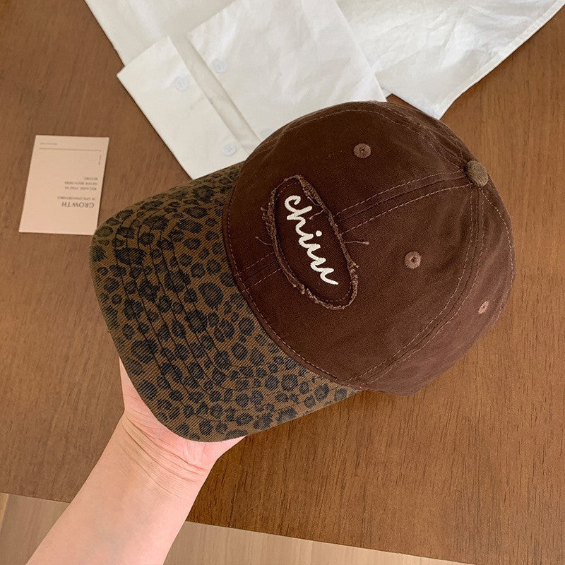 Wholesale Vintage  Leopard Print Baseball Cap