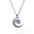 Wholesal women's alloy moon pendant fashion necklace
