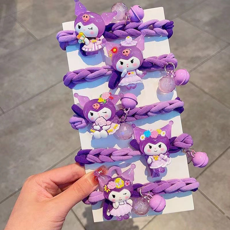 Wholesale 10pcs Cartoon Cute PVC Hair Rope Hair Scrunchies ACCVIP-HS-Huidi003