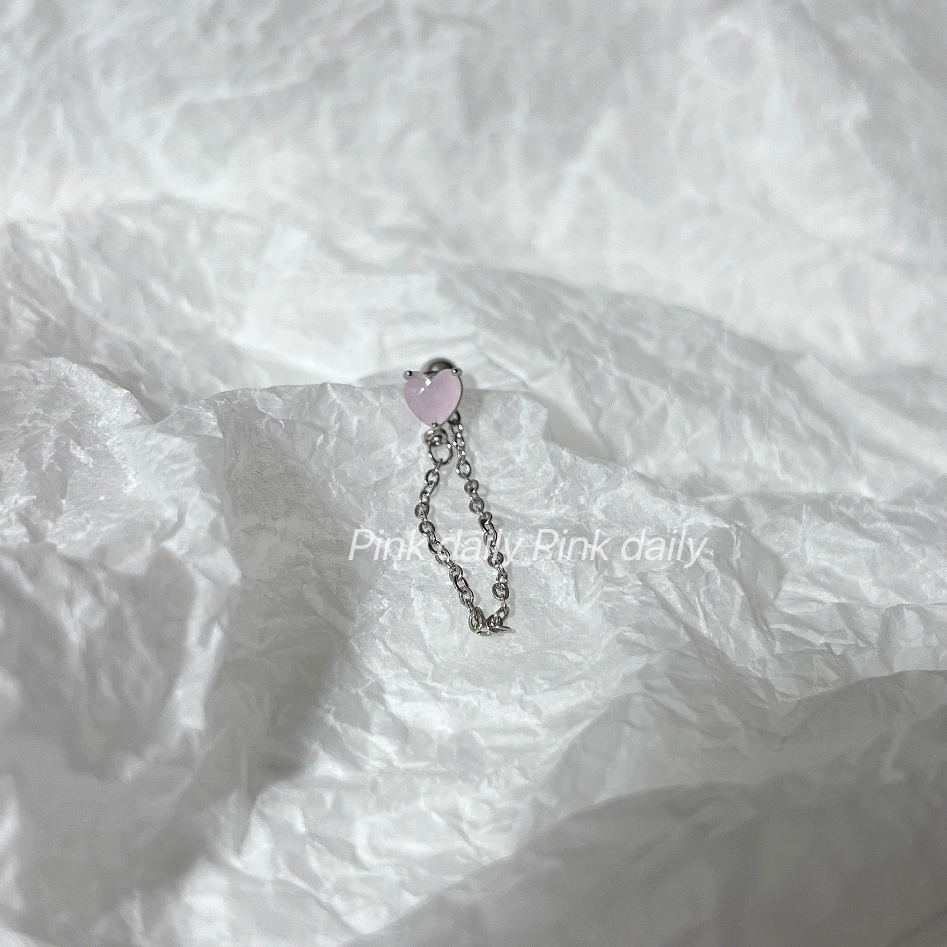 Wholesale Love Diamond Planet Titanium Steel  Earrings