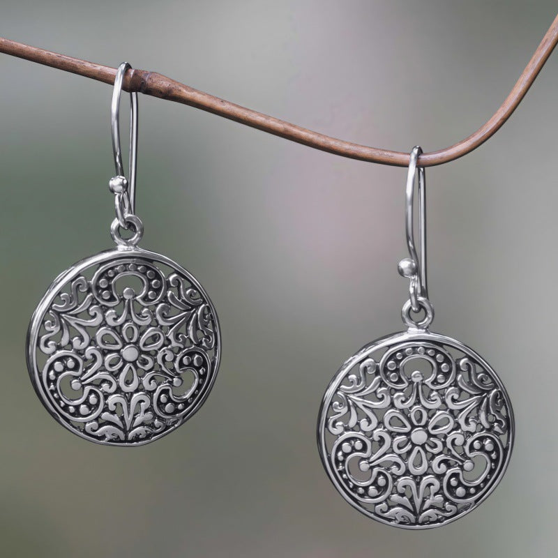 Wholesale Vintage Alloy Drop Earrings Bohemian Chic Geometric Design Fashion Accessory For Gift And Resale