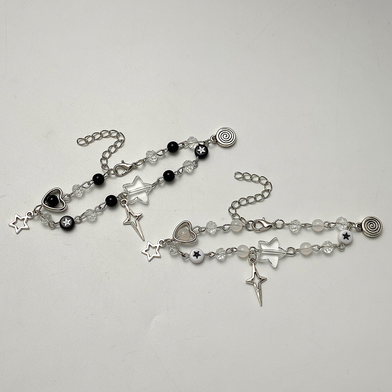 Wholesale Punk Hollow Five Pointed Star Bracelet Heart Shape Bracelet ACC-BT-MY008