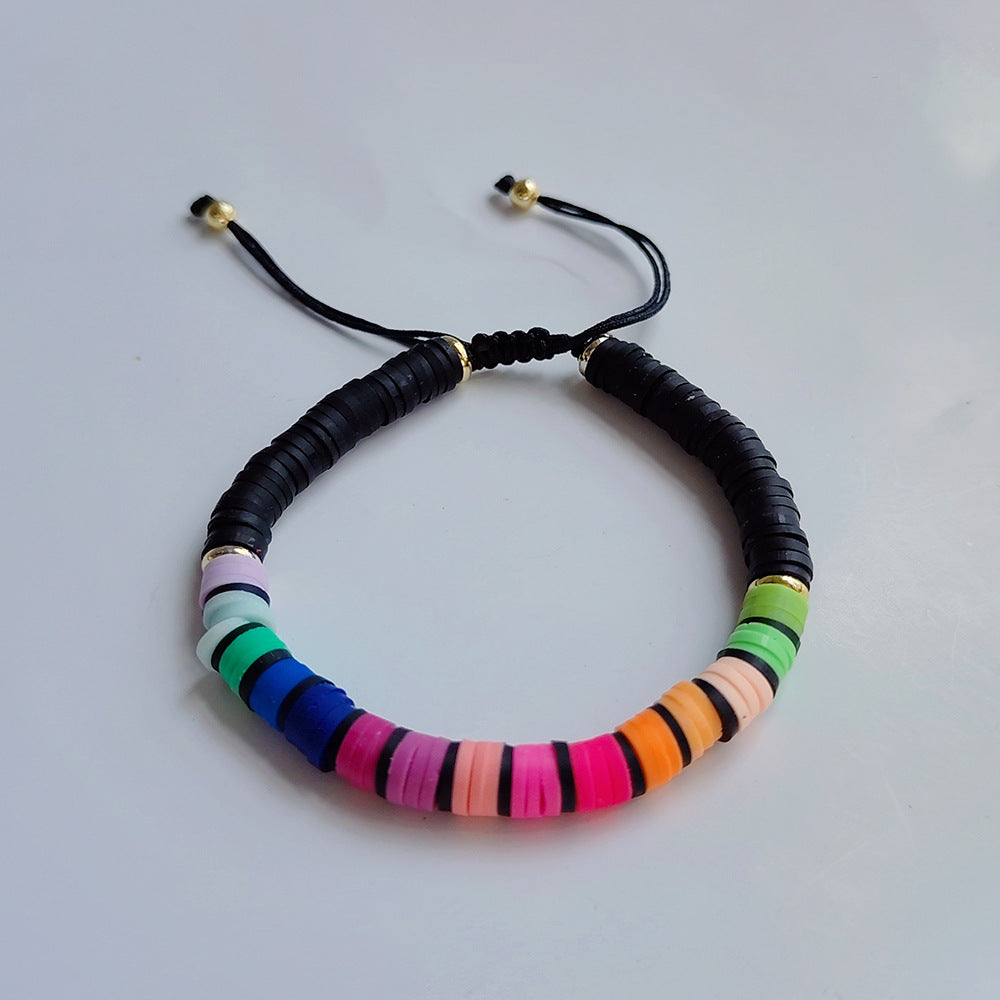 Wholesale Soft Clay Beaded Jewelry Set with Multiple Stacked Pearl Bracelets ACC-BT-Qiqi011