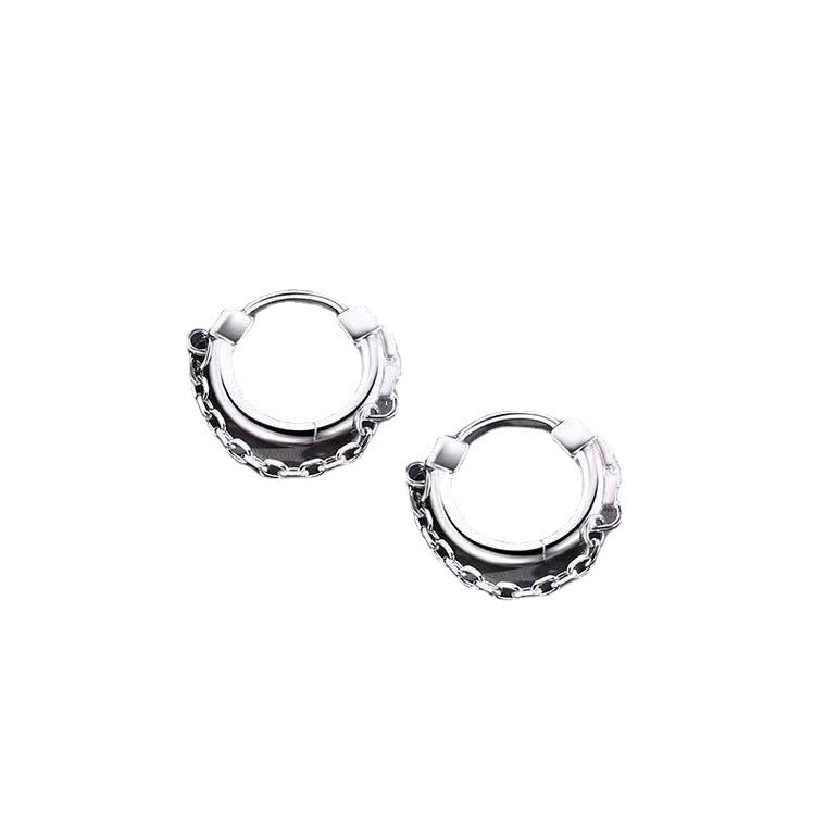 Wholesale S925 Sterling Silver Earrings  Single Ear Buckle