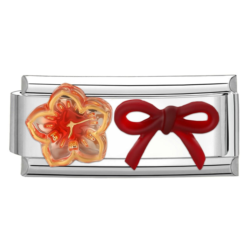 Wholesale Italian Charm Bracelet 9mm DIY Fresh and Cute  Creative Stainless Steel Composable Bracelet