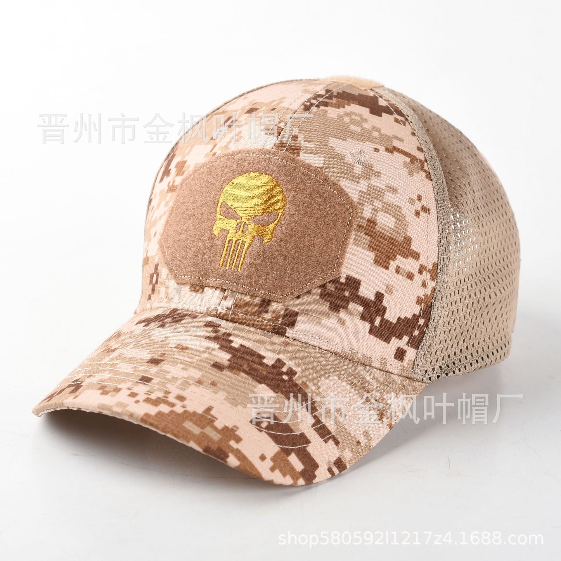 Wholesale Camouflage embroidered sun visor mesh hat