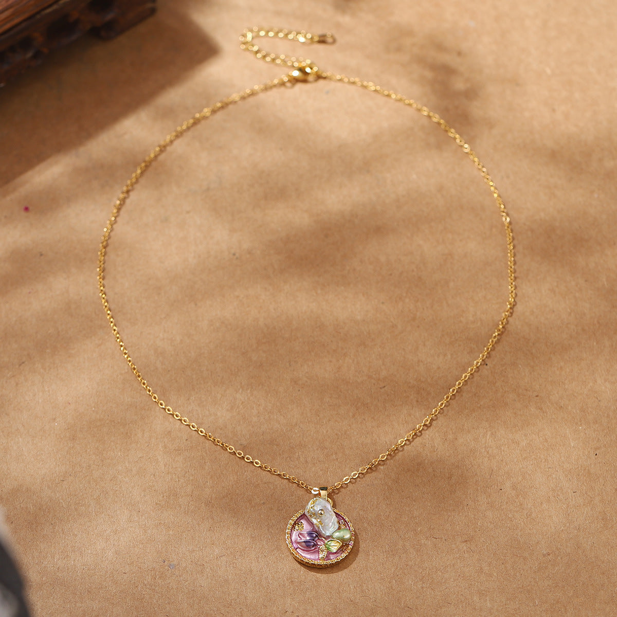 Wholesale Baroque Natural Pearl Necklace