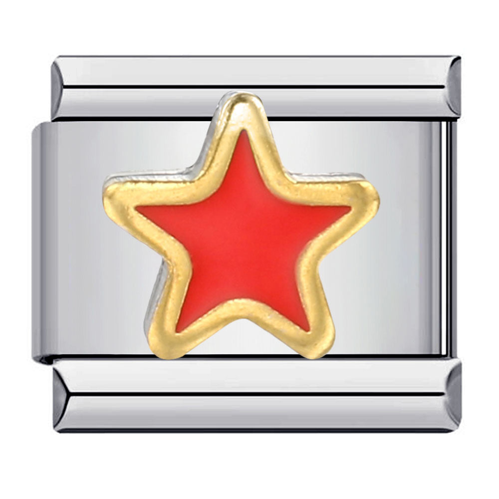 Wholesale Italian Charm Bracelet 9mm DIY Splicing Removable Gold Plated Oil Drop Cartoon Stainless Steel Composable Bracelet