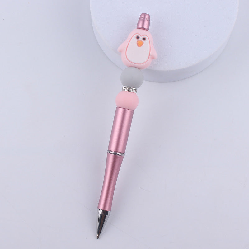 Wholesale  creative cartoon animal Kaola elephant silicone beads beaded pen