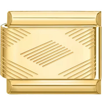 Wholesale 10pcs Italian Charm Bracelet 9mm DIY Splicing Removable Gold Series Stainless Steel Composable Bracelet