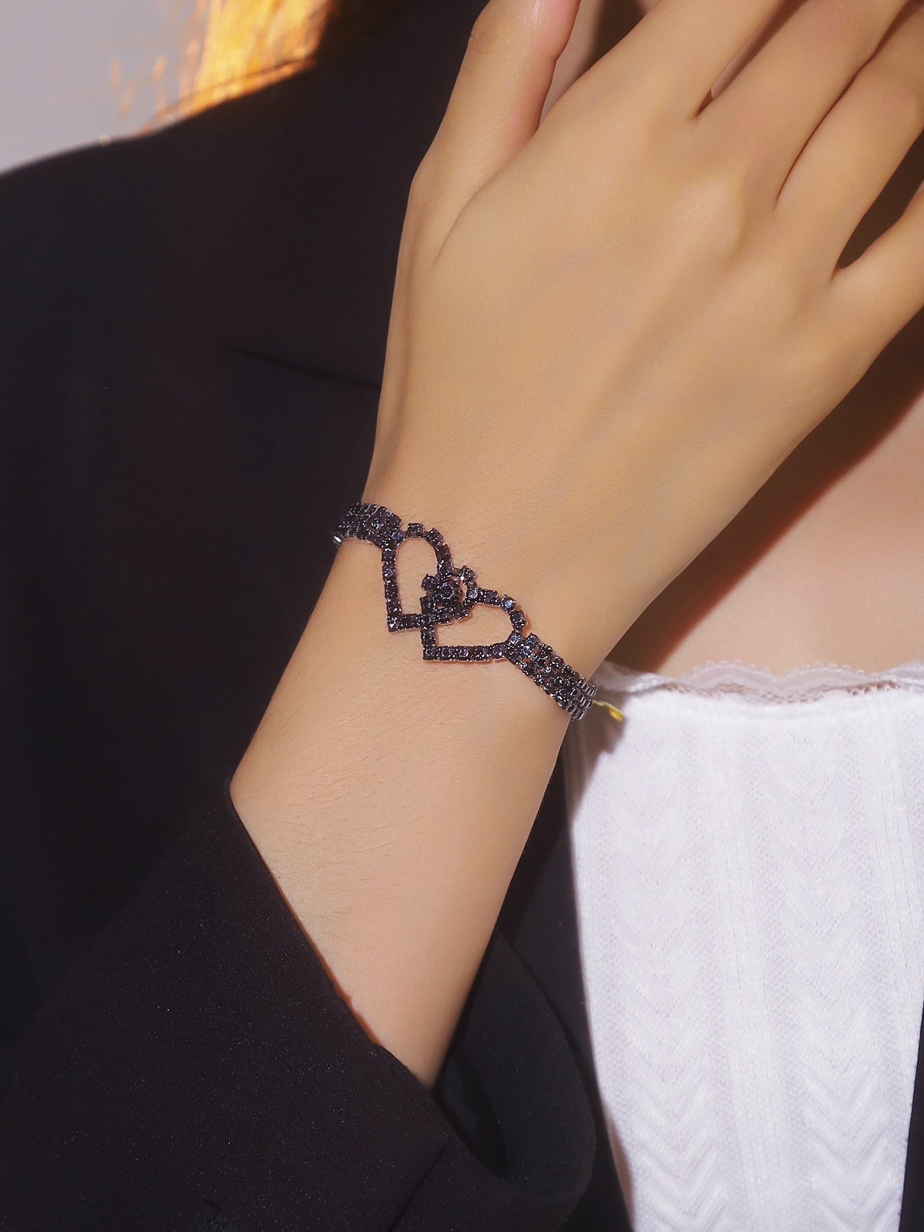 Wholesale  super flash full diamond bracelet