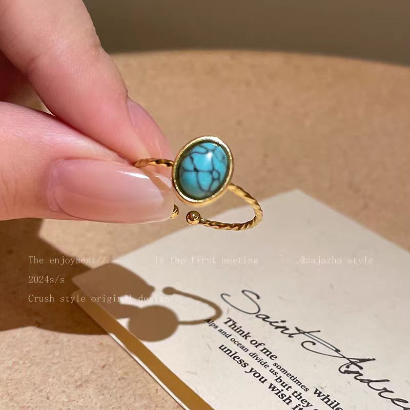 Wholesale Women' s Western Ethnic Gold Open Ring Fashion Accessory Boutique Resale
