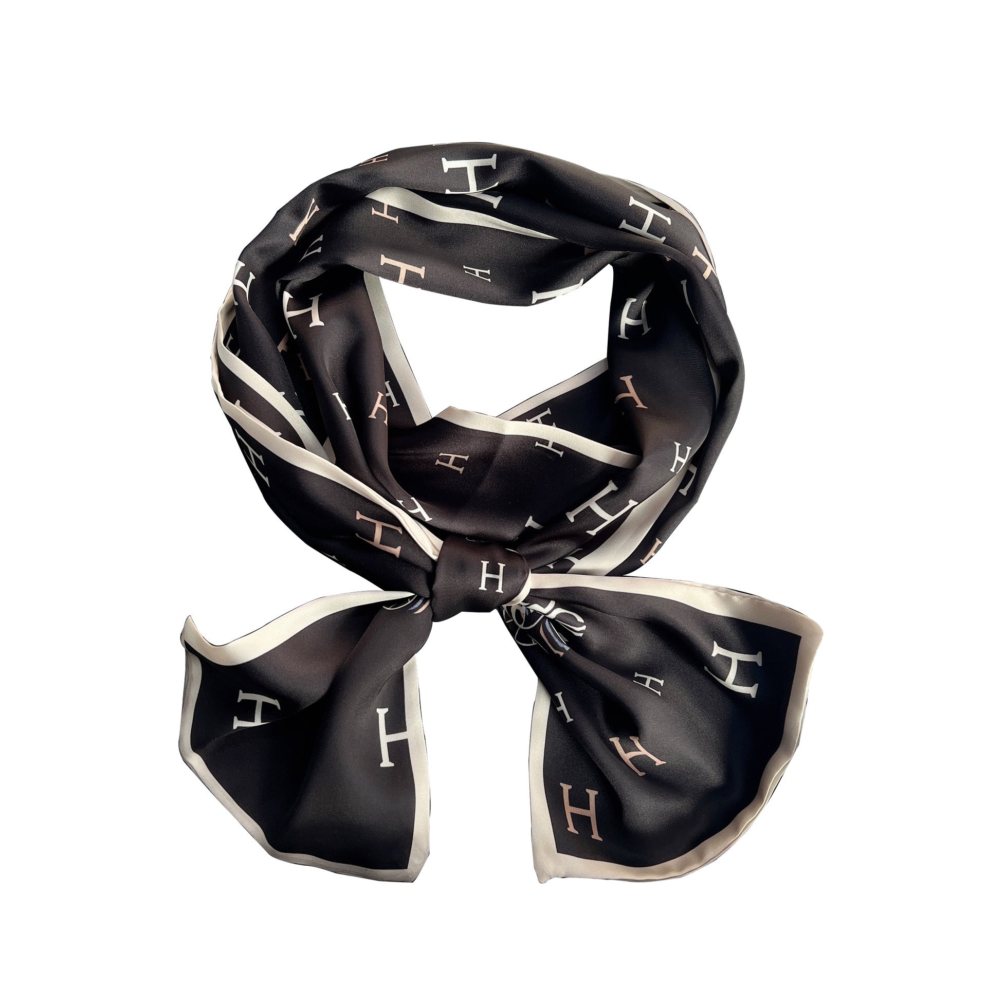 Wholesale  Narrow Silk f Long Retro Silk Scarf