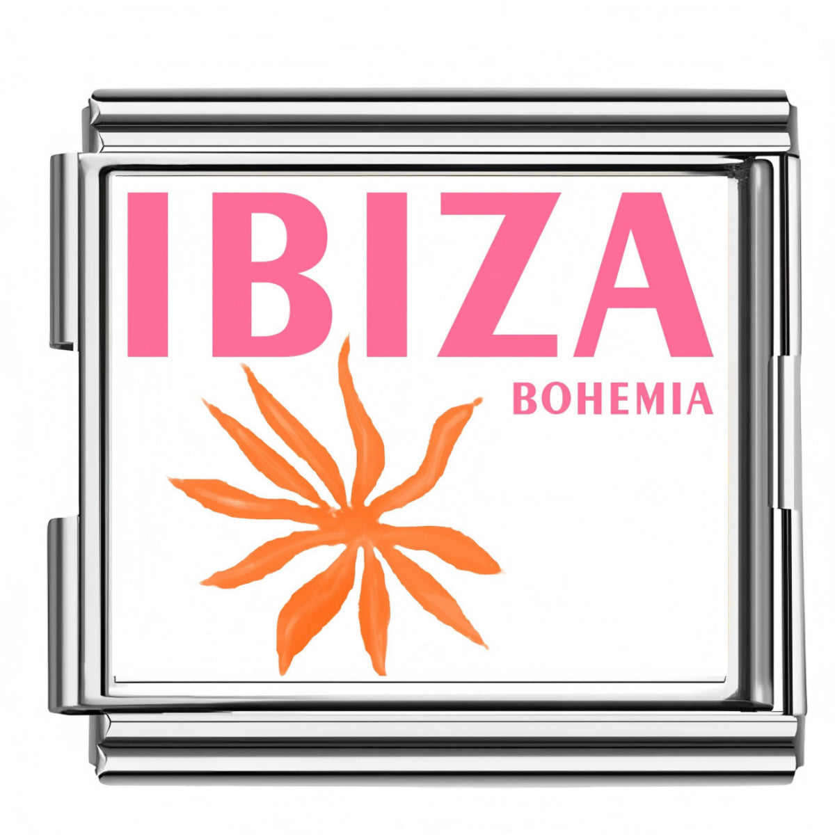 Wholesale Italian Charm Bracelet 9mm DIY Splicing Love Sunset Stainless Steel Composable Bracelet