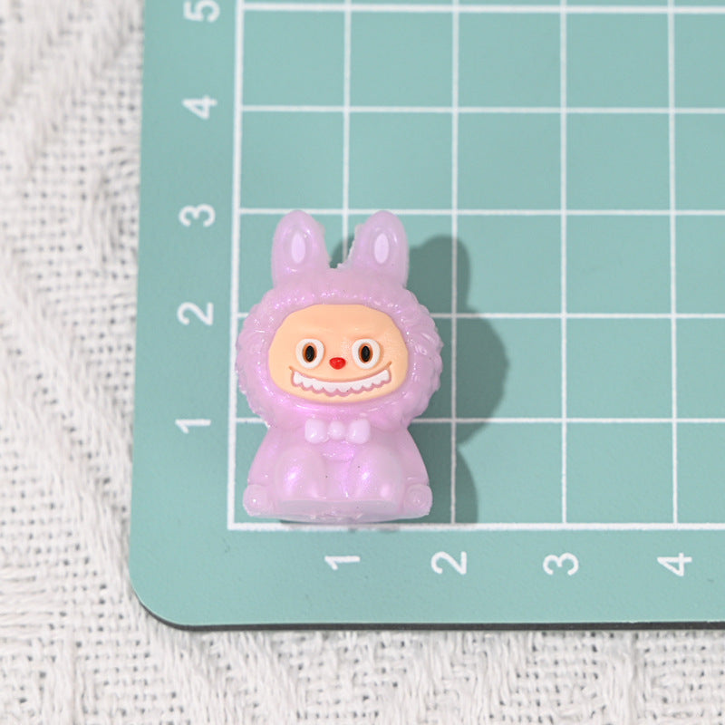 Wholesale 10pcs Rubber Cute Cartoon  Beads DIY Bead Accessories