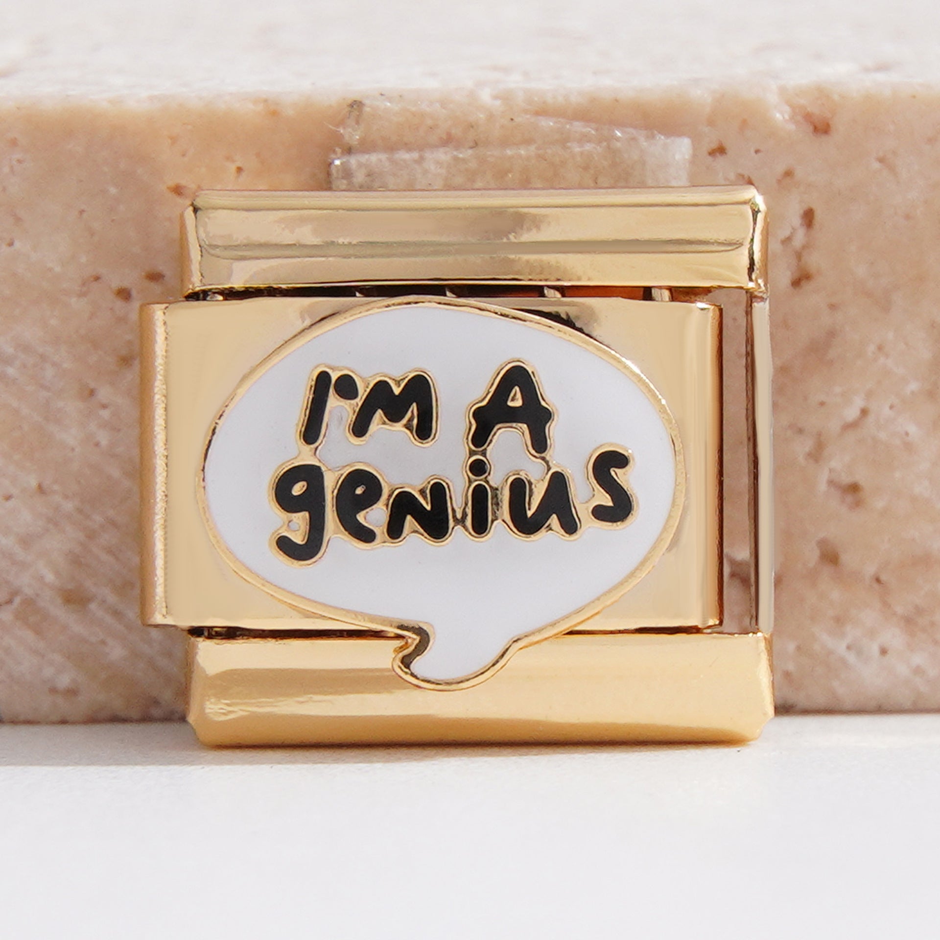 Wholesale Italian Charm Bracelet 9mm DIY Splicing Personalized English Stainless Steel Composable Bracelet