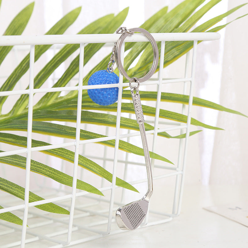 Wholesale  mini sports golf keychain