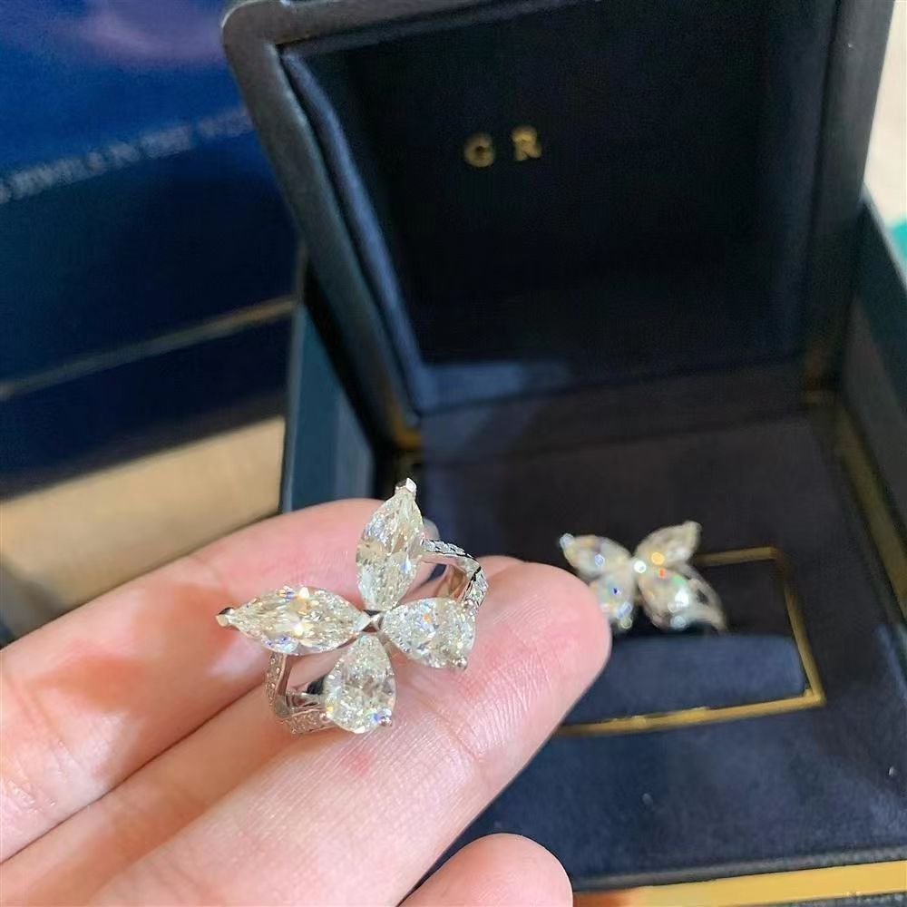 Wholesale Classic Phantom Butterfly Diamond Ring