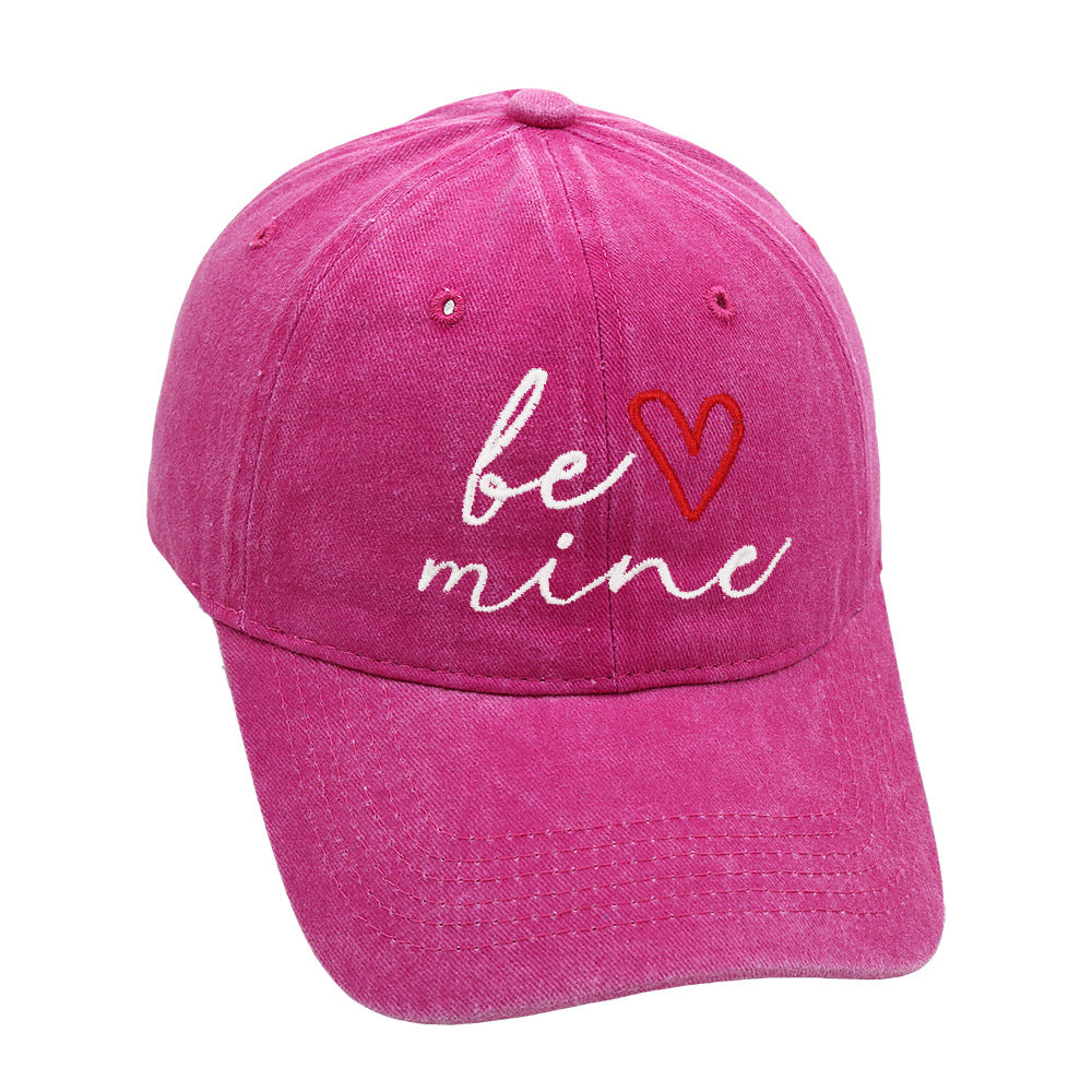 Wholesale Valentine's Day Embroidered Couple Baseball Caps