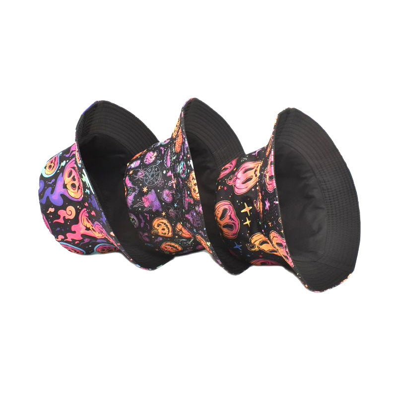 Wholesale  pumpkin pattern  Bucket Hat
