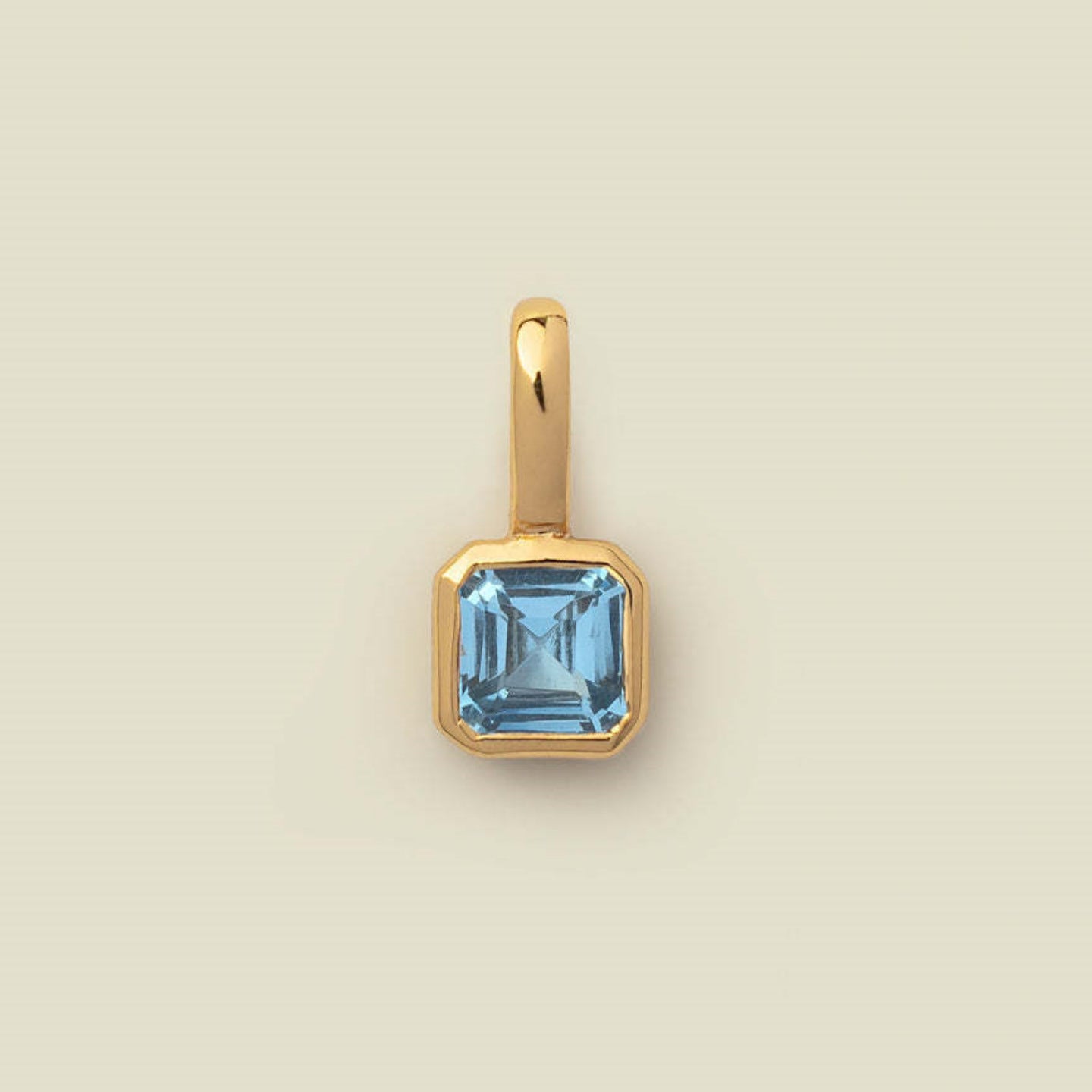 Wholesale Colorful DIY twelve birthday stone square colored zircon necklace