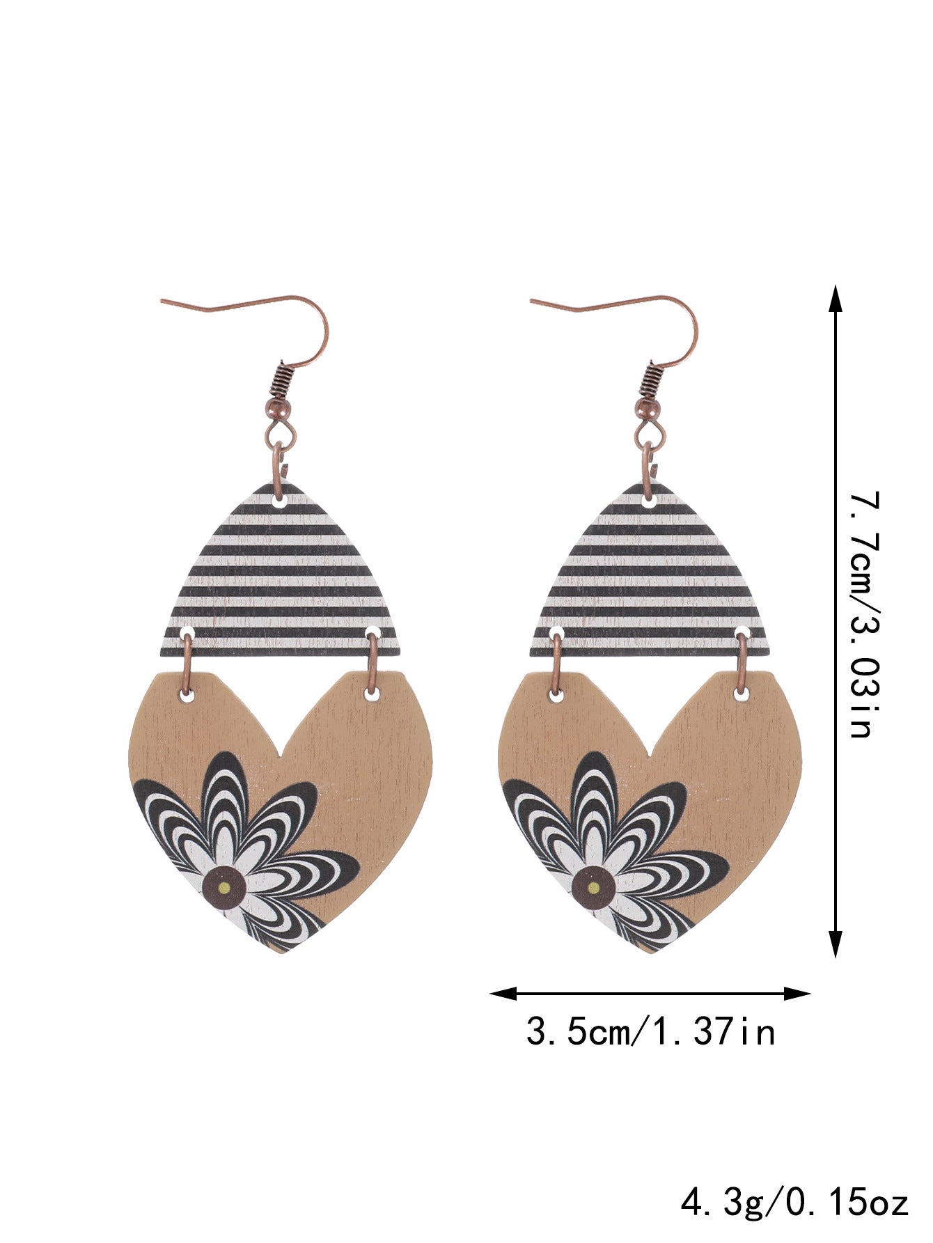 Wholesale  Western Style Wooden Earrings