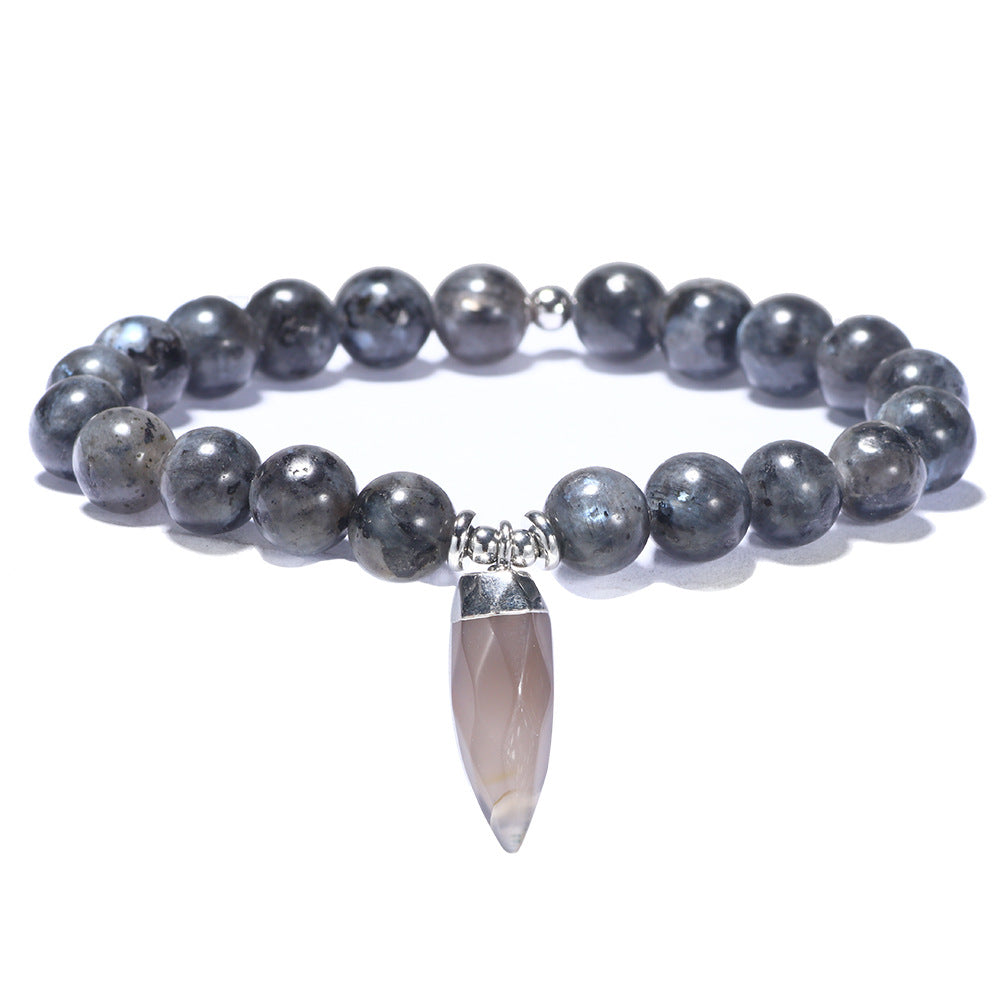 Wholesale light luxury tiger eye agate volcanic stone bracelet