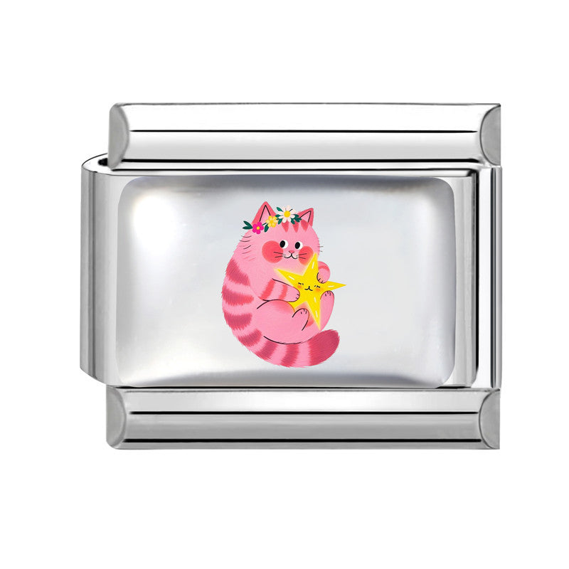 Wholesale Italian Cartoon Cute Animal DIY Stainless Steel Splicing Bracelet – Fashion Jewelry Accessory Gift