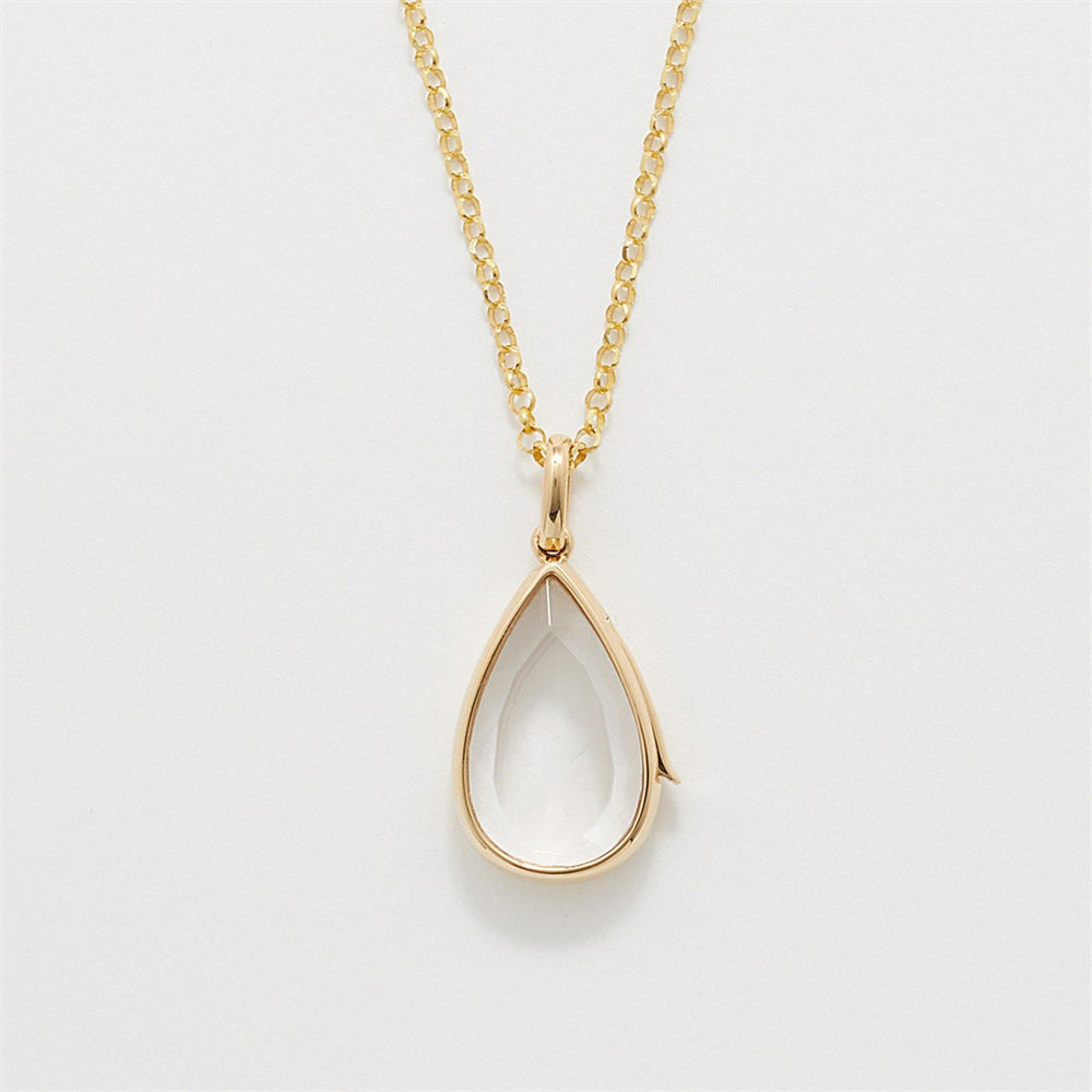 Wholesale Stylish Copper Heart Locket Necklace Gold Finish Trendy Fashion Accessory For Layering Jewelry