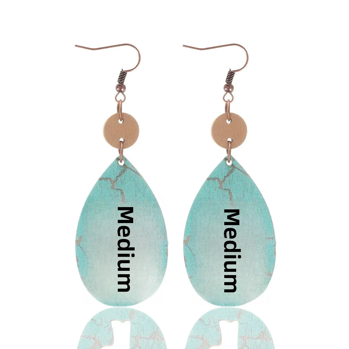 Wholesale  Western Style Hollow Out Cactus Sheep Head Pattern Irregular Shape Wooden Earrings