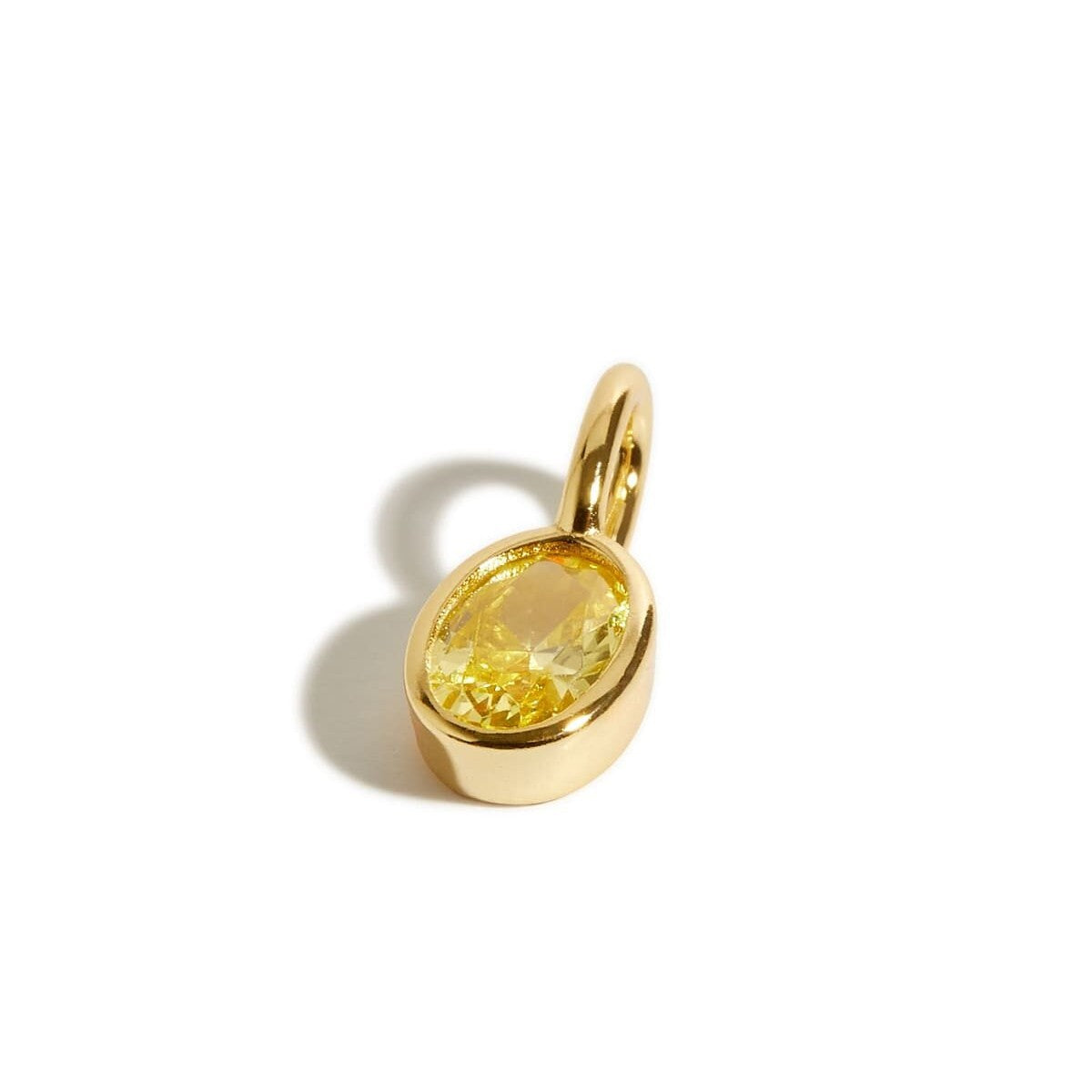 Wholesale stainless steel colorful 12 birthstones diy necklaces pendant