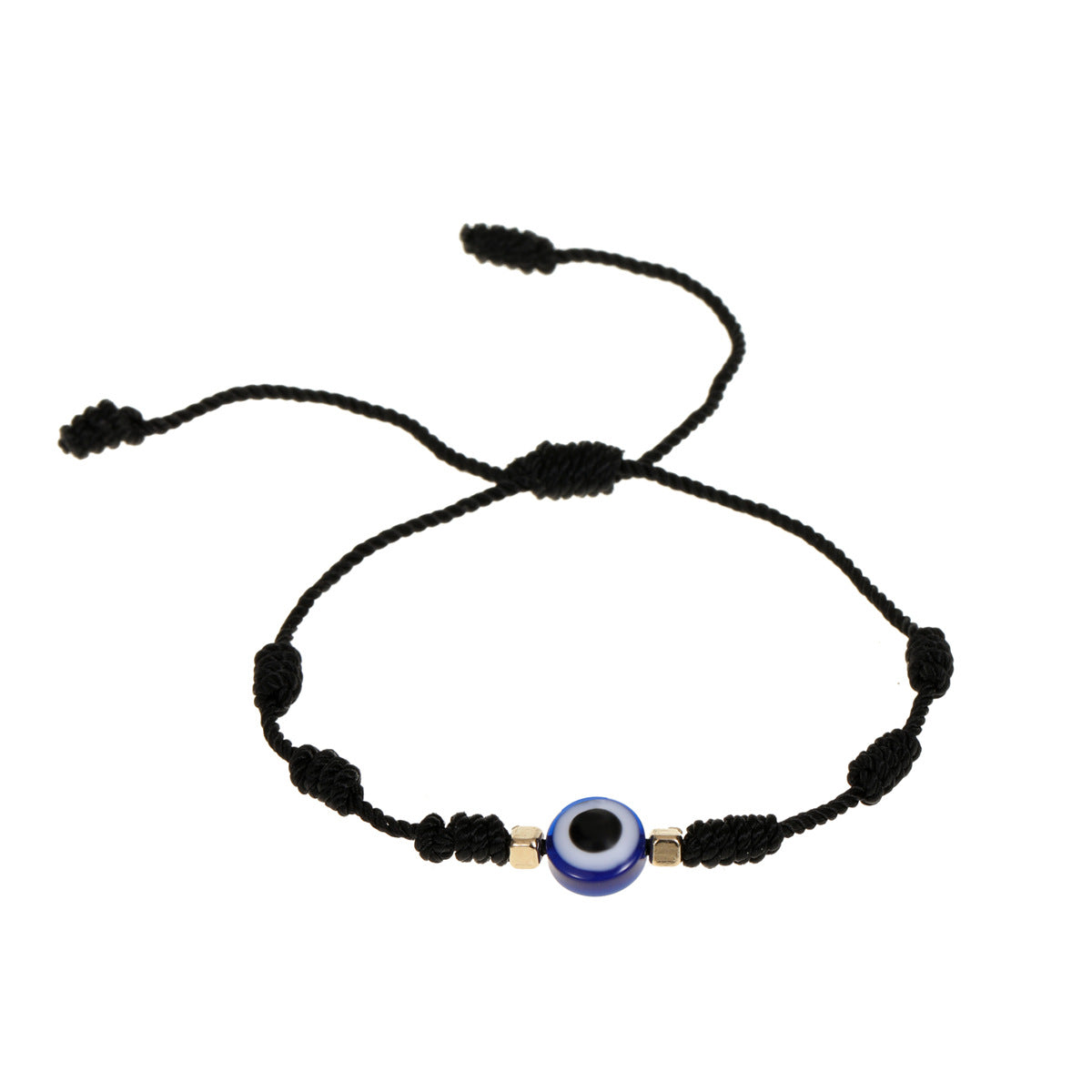 Wholesale Resin Hand Knotted Red Rope Evil Eye Bracelet Blue Eye Unisex Gift