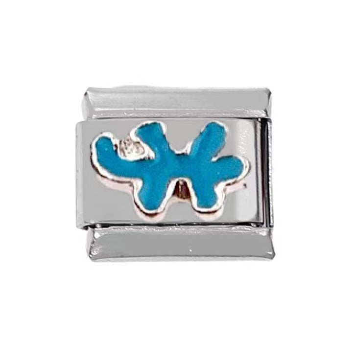 Wholesale 5pcs Italian Charm Bracelet Charm Module Stainless Steel Animal Bracelet 9mm DIY Pattern Free Stitching Detachable Composable Bracelet ACC-BT-DaLiang014