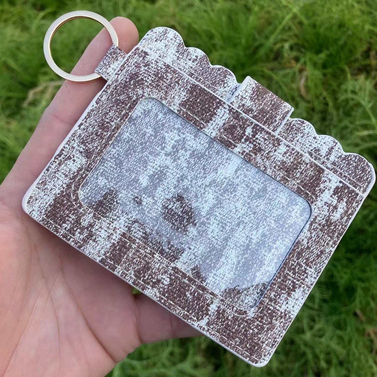 Wholesale PU Leather Card Holder Wallet Leopard Print Urban Style For Women Students Everyday Use