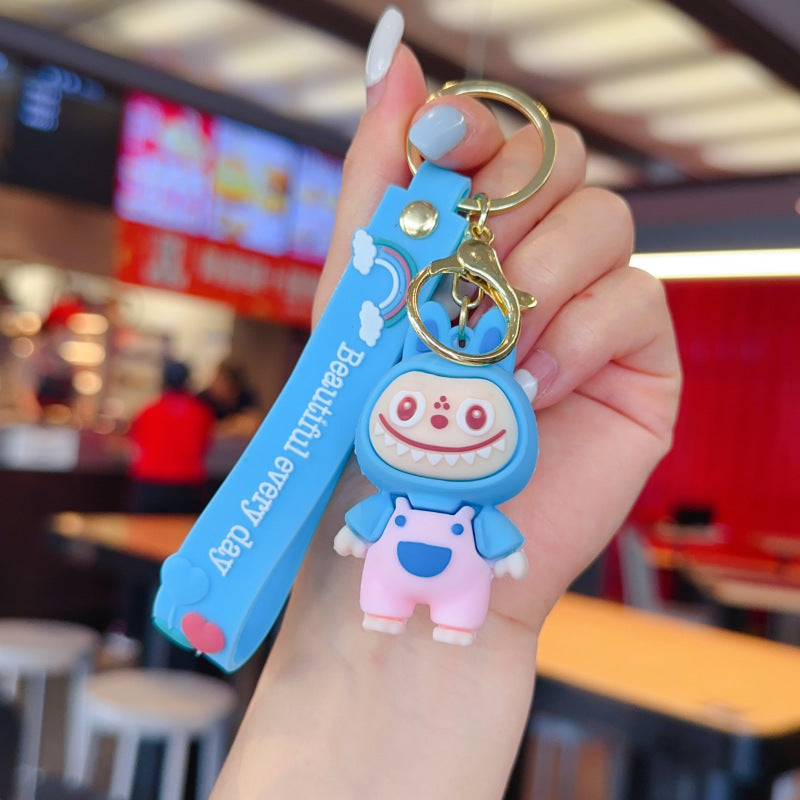Wholesale Cute cartoon silicone keychain