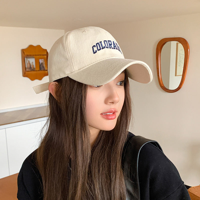 Wholesale Embroidered letters solid color baseball cap