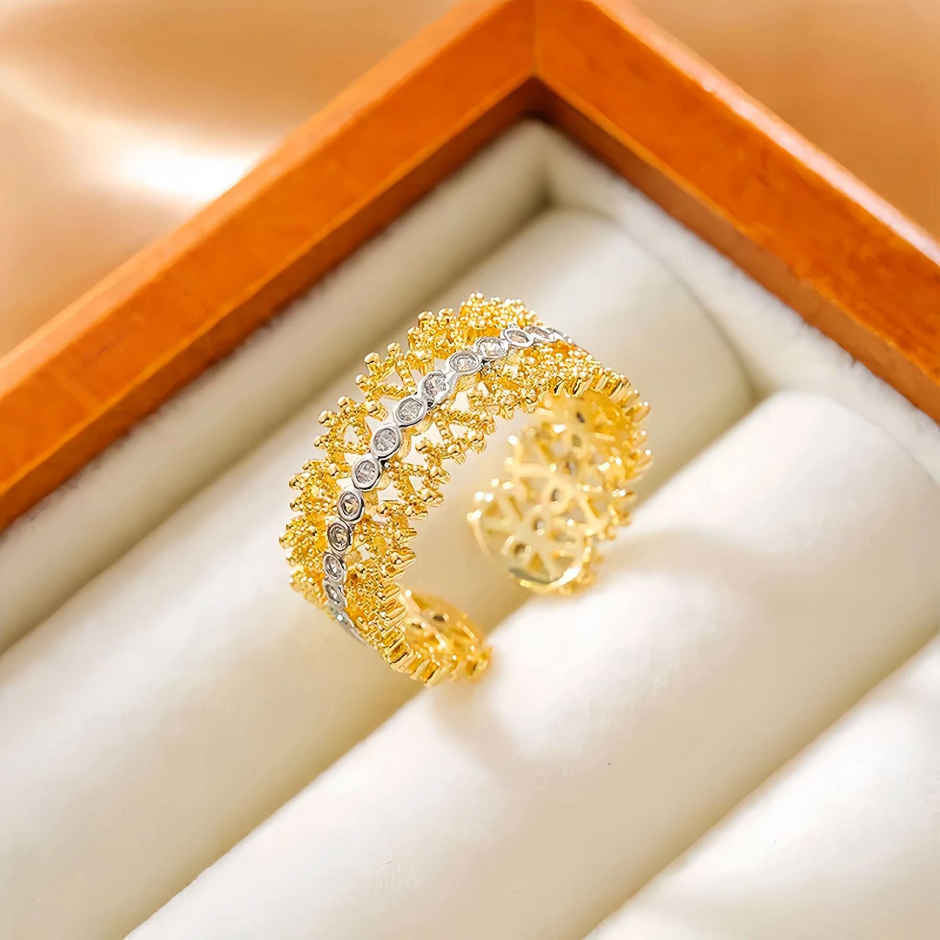 Wholesale Light Luxury Ring Lace Lace Ring