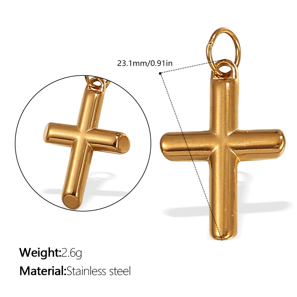 Wholesale  Vintage Cross Hip Hop  Charms