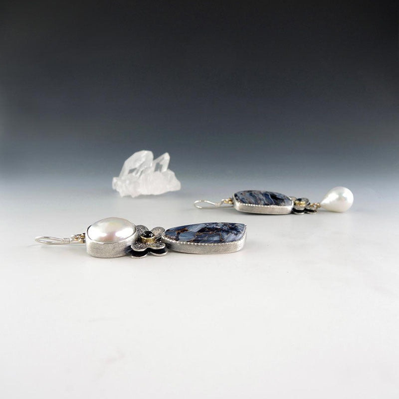 Wholesale  pearl franc diamond earrings ons