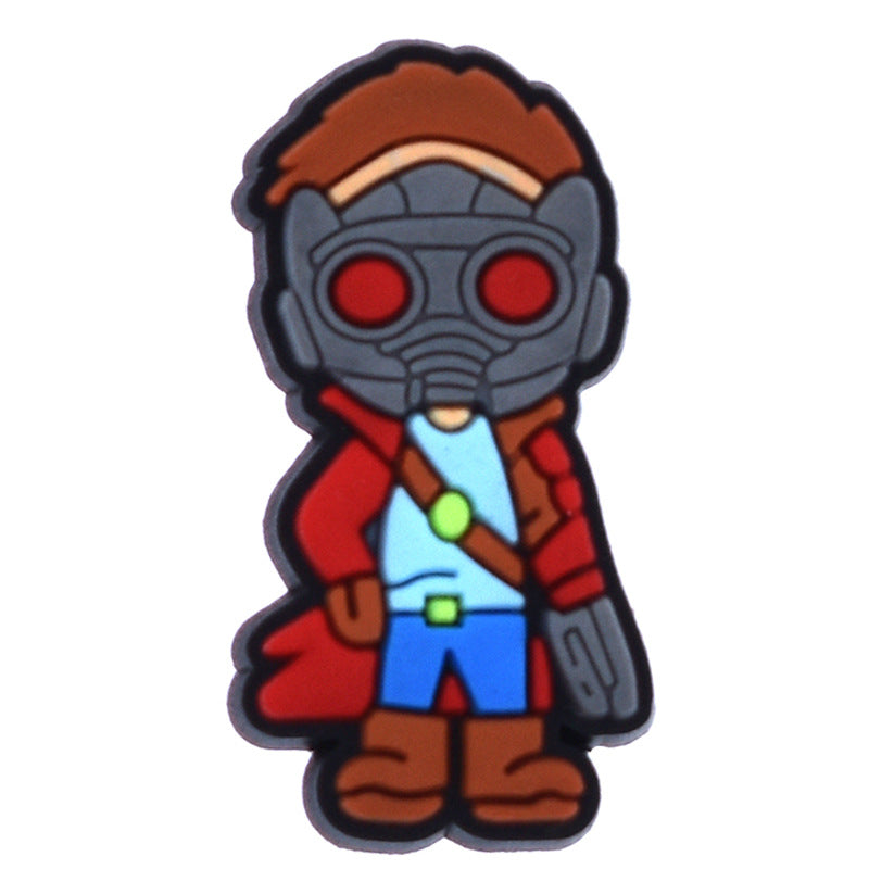 Wholesale Random 100pcs Animal PVC Soft Rubber Shoe Buckle Decoration ACC-SC-RYY074