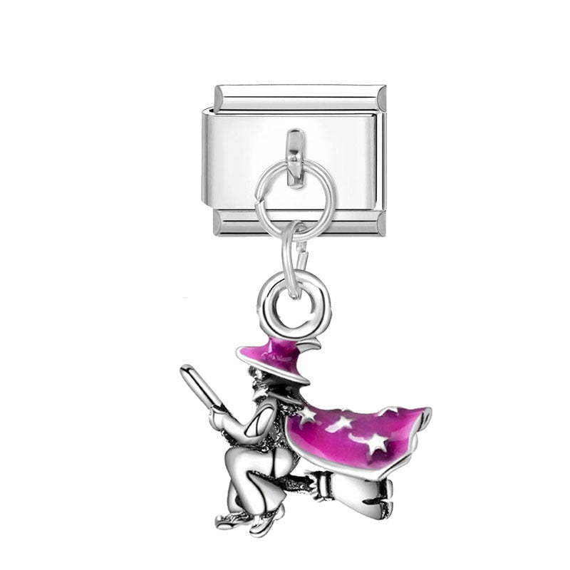 Wholesale Silver Cartoon Modular DIY Charm Bracelet Fashion Jewelry Accessory for Resale