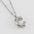Wholesale  bubble letter necklace 18K stainless steel English letter pendant jewelry
