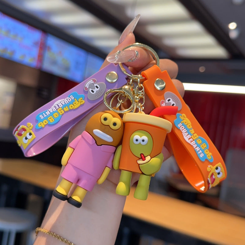 Wholesale PVC Cartoon Bikini Bottom Keychain - Car Key Accessory,  Bag Charm,  Gift for Wedding or Everyday Use