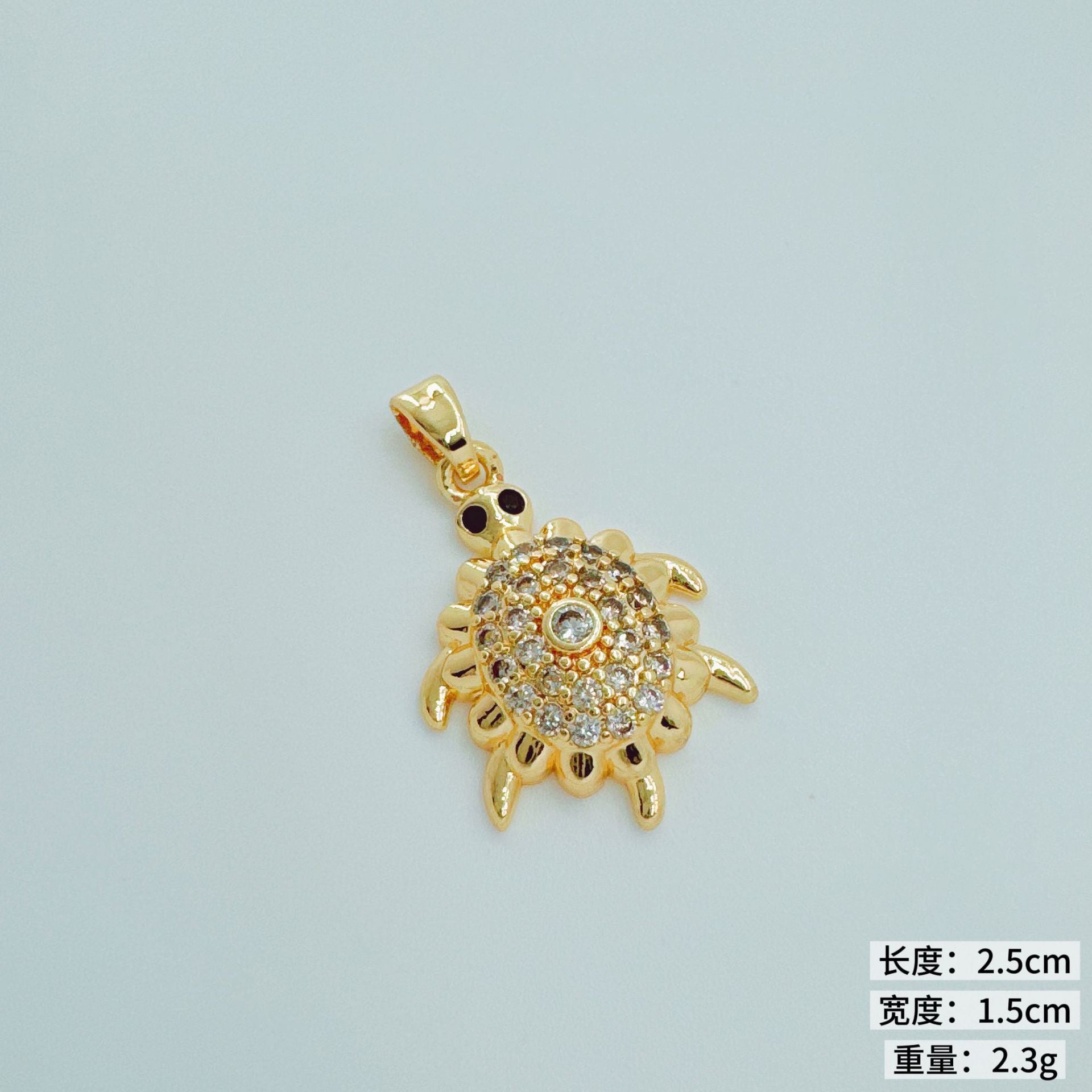 Wholesale Copper Electroplated Crab and Turtle Pendant Necklaces Jewelry for Women Boutique Resale