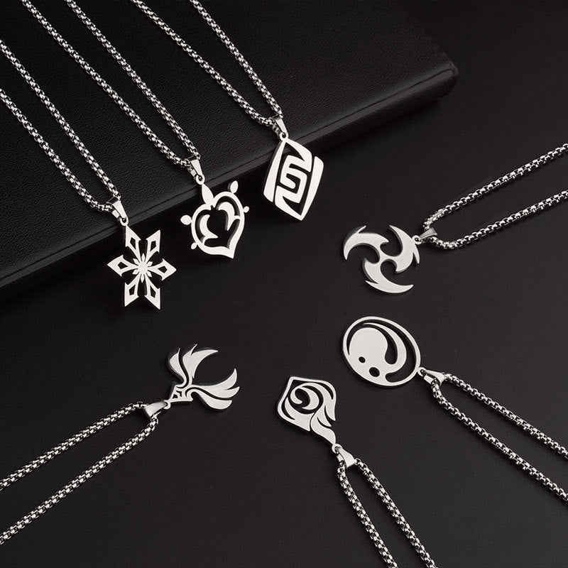 Wholesale God's Eye Titanium Steel Non-Fade Necklace