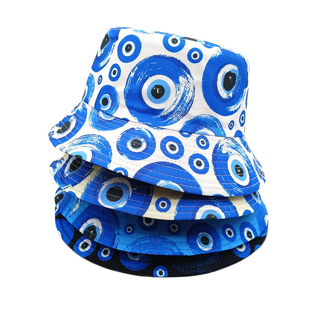 Wholesale Devil Eye Polyester Bucket Hat ACC-HT-ShunM004
