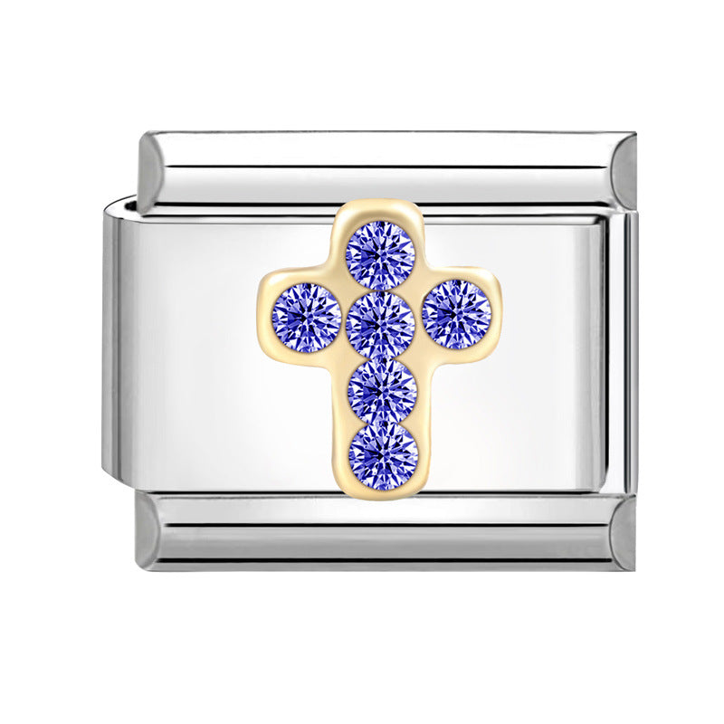 Wholesale  Italian Beaded Bracelet 9mm DIY Splicing Removable Stainless Steel Combinable Bracelet