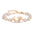 Wholesale  8-character Round Hollow Rhinestone Pearl Bracelet